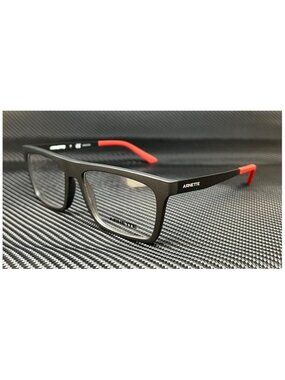 New Arnette Men  Matte Black Eyeglasses  55- 16- 145